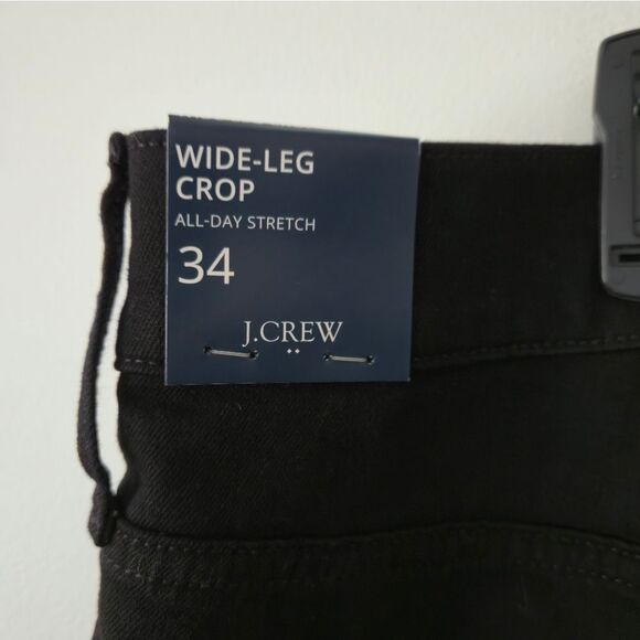 NWT J.Crew Factory Wide-leg Crop Jeans - Picture 5 of 5